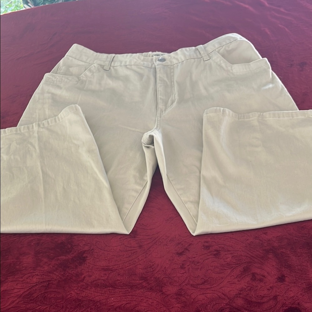 Cherokee Beige Cotton Cropped Jeans